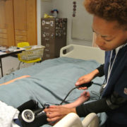 Odessa Johnson at work